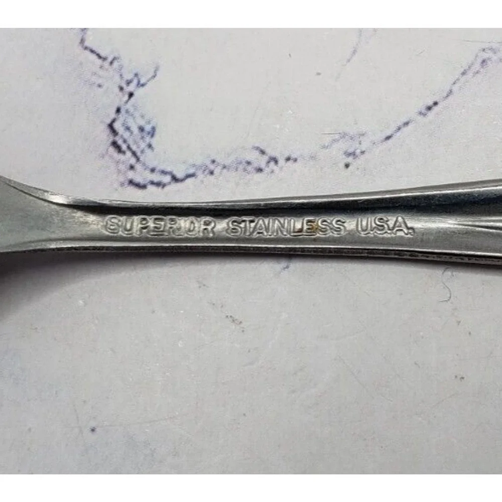 Superior Stainless Flatware Radiant Rose 6 piece Spoons